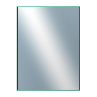 DANTIK Zrkadlo 60x80 | Hliníkový profil 02 | zelená m.