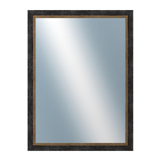 DANTIK Zrkadlo 60x80 CARRARA hnědočerná
