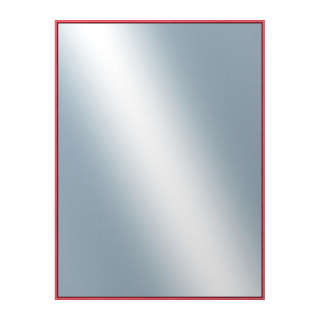 DANTIK Zrkadlo 60x80 | Hliníkový profil 02 | červená m.