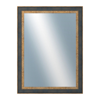 DANTIK Zrkadlo 60x80 ZVRATNÁ modrozlatá plast