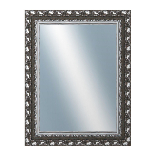 DANTIK Zrkadlo 70x90 ROKOKO grafitová