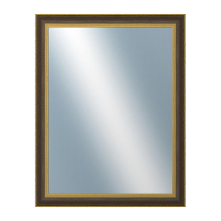 DANTIK Zrkadlo 70x90 ZVRATNÁ černozlatá plast