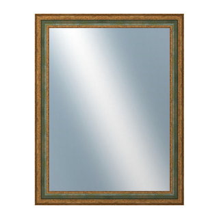 DANTIK Zrkadlo 70x90 HRAD zelená