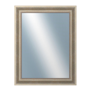 DANTIK Zrkadlo 70x90 KŘÍDLO velké stříbrné patina