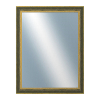 DANTIK Zrkadlo 70x90 ZVRATNÁ zelenozlatá plast