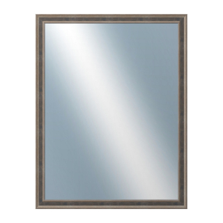 DANTIK Zrkadlo 70x90 TOOTH malá stříbrno černá