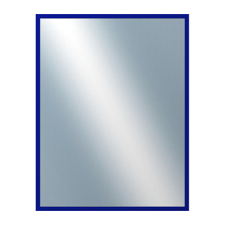 DANTIK Zrkadlo 70x90 PERLA modrá lesklá vysoká