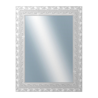 DANTIK Zrkadlo 70x90 ROKOKO stříbrná házená