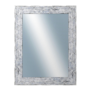 DANTIK Zrkadlo 70x90 Travertino stříbrné