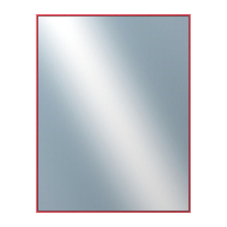 DANTIK Zrkadlo 70x90 | Hliníkový profil 02 | červená m.