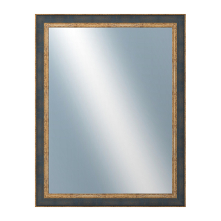 DANTIK Zrkadlo 70x90 ZVRATNÁ modrozlatá plast