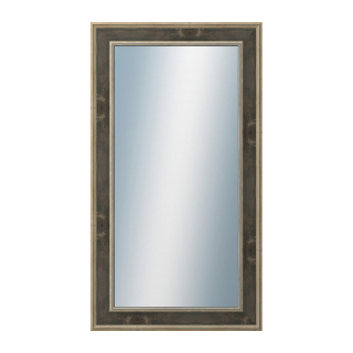 DANTIK Zrkadlo 50x90 TOOTH zlato černá