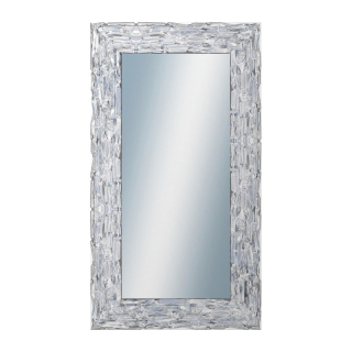 DANTIK Zrkadlo 50x90 Travertino stříbrné