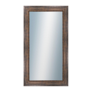 DANTIK Zrkadlo 50x90 TRITON široký měď antik
