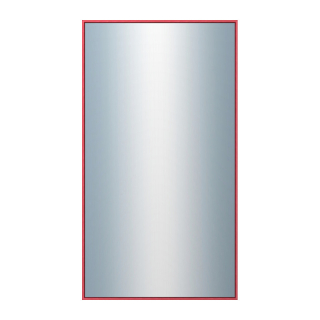 DANTIK Zrkadlo 50x90 | Hliníkový profil 02 | červená m.