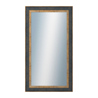 DANTIK Zrkadlo 50x90 ZVRATNÁ modrozlatá plast