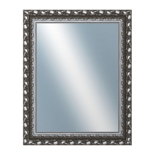 DANTIK Zrkadlo 80x100 ROKOKO grafitová