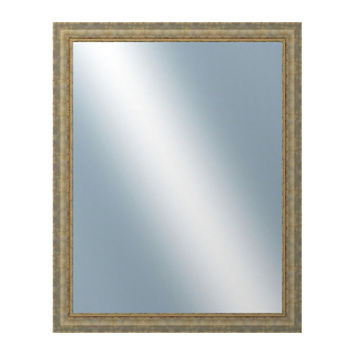 DANTIK Zrkadlo 80x100 ZVRATNÁ bílozlatá plast