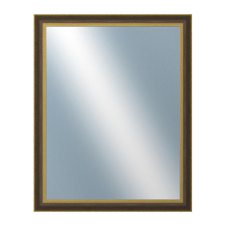 DANTIK Zrkadlo 80x100 ZVRATNÁ černozlatá plast