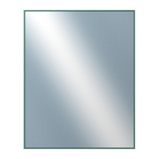 DANTIK Zrkadlo 80x100 | Hliníkový profil 02 | zelená m.