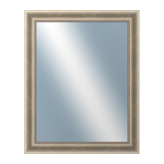 DANTIK Zrkadlo 80x100 KŘÍDLO velké stříbrné patina
