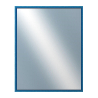 DANTIK Zrkadlo 80x100 BOX modrá mořená