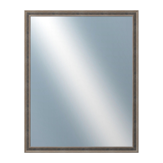 DANTIK Zrkadlo 80x100 TOOTH malá stříbrno černá