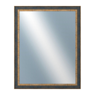 DANTIK Zrkadlo 80x100 ZVRATNÁ modrozlatá plast