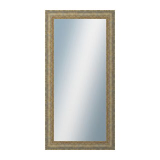 DANTIK Zrkadlo 50x100 ZVRATNÁ bílozlatá plast