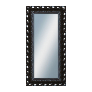 DANTIK Zrkadlo 50x100 ROKOKO černá lesklá