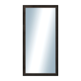 DANTIK Zrkadlo 50x100 LEDVINKA tmavě hnědá