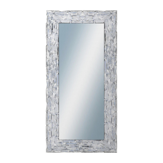 DANTIK Zrkadlo 50x100 Travertino stříbrné