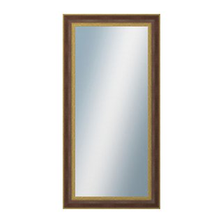 DANTIK Zrkadlo 50x100 ZVRATNÁ červenozlatá plast