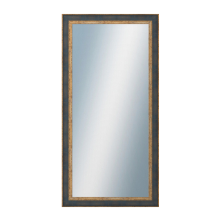 DANTIK Zrkadlo 60x120 ZVRATNÁ modrozlatá plast