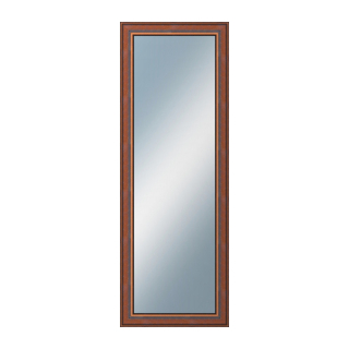 DANTIK Zrkadlo 50x140 ANGLIE hnědá