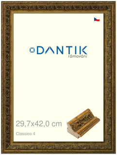 DANTIK rám na obraz 29,7x42 | Claico 4 (Plexi Čiré)