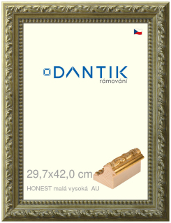 DANTIK rám na obraz 29,7x42 | HONEST malá vysoká AU (Plexi Čiré)