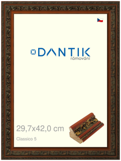 DANTIK rám na obraz 29,7x42 | Claico 5 (Plexi Čiré)