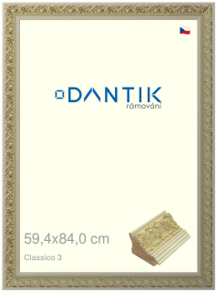 DANTIK rám na obraz 59,4x84 | Claico 3 (Plexi Čiré)