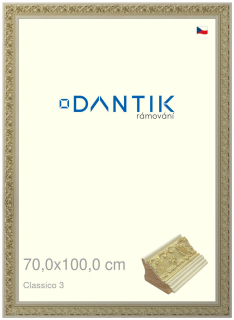 DANTIK rám na obraz 70x100 | Claico 3 (Plexi Čiré)