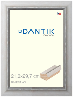 DANTIK rám na obraz 21x29,7 | RIVIERA AG (Sklo Čiré)