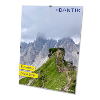 21x29,7 | DANTIK Euroklip PLEXI čiré - rámeček na fotky