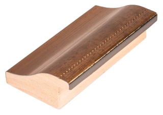 Rámová lišta DANTIK - 3066 | ZVRATNÁ bronzová malá