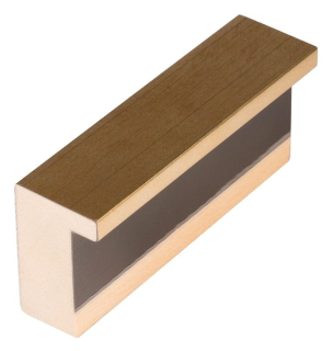 Rámová lišta DANTIK - 3080 | KASSETTE zlatá patinovaná