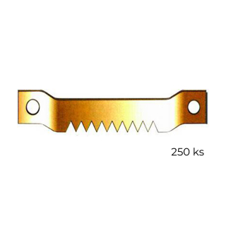 Háček na obrazy - zubatý na šroubky (250 ks)