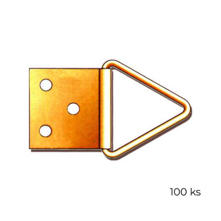 Háček na obrazy - trojúhelník N4 (100ks)