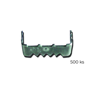 Háček na obrazy - zubatý zarážecí (500 ks)