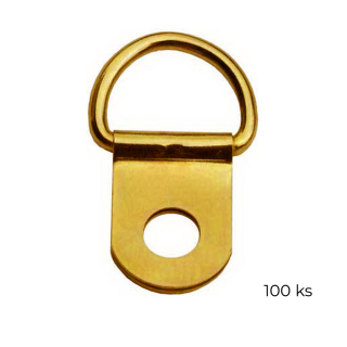 Háček na obrazy - Surflon zlatý (100 ks)