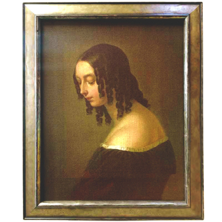 - portrét dámy | 28.8x35.3