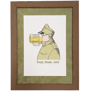 Slíva Jiří - Švejk model 2020,21/40 | 34.2x44.2